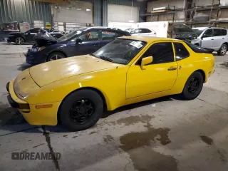 1984 Porsche 944 with VIN WP0AA0946EN455839, listed as a Copart auction lot 44537605 with 91,578 mi miles and Non Repairable. Bid and sale history available at carsss.com. Image 1.