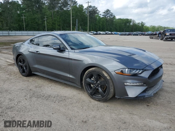 2022 Ford Mustang EcoBoost with VIN 1FA6P8TH8N5122837, listed as a Copart auction lot 51655955 with 32,303 mi miles and Salvage title. Bid and sale history available at DreamBid. Image 4.