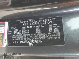 2024 Kia Soul EX with VIN KNDJ33AU5R7921312, listed as a Copart auction lot 46364945 with 7,408 mi miles and Salvage Title. Bid and sale history available at carsss.com. Image 13.