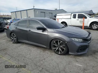 2017 Honda Civic Sedan Si with VIN 2HGFC1E5XHH702752, listed as a Copart auction lot 48820285 with 127,653 mi miles and Salvage Title. Bid and sale history available at carsss.com. Image 4.