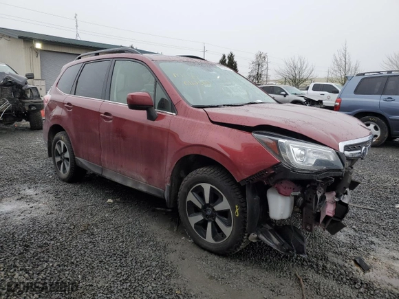 2018 Subaru Forester Limited with VIN JF2SJARC9JH443163, listed as a Copart auction lot 88891815 with 42,825 mi miles and Salvage Title. Bid and sale history available at carsss.com. Image 4.