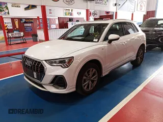 2023 Audi Q3 S line Premium with VIN WA1DECF35P1112975, listed as a IAAI auction lot 42793191 with 49,773 mi miles and . Bid and sale history available at DreamBid. Image 32.