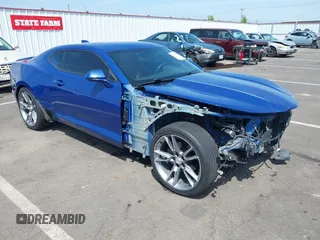 2020 Chevrolet Camaro 1LT with VIN 1G1FB1RS0L0125186, listed as a IAAI auction lot 42455389 with 78,411 mi miles and . Bid and sale history available at DreamBid. Image 1.