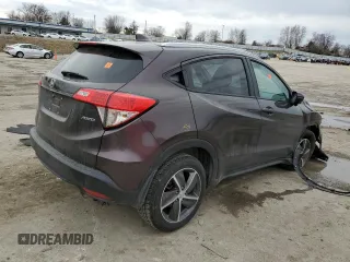 2022 Honda HR-V EX-L with VIN 3CZRU6H78NM725151, listed as a Copart auction lot 46892185 with 68,588 mi miles and Salvage Title. Bid and sale history available at carsss.com. Image 3.