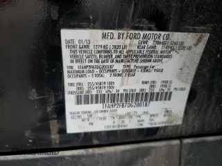 2013 Ford Taurus Limited с VIN 1FAHP2F87DG200187, выставлен на аукционе Copart как лот 81133024 с пробегом 169 768 миль миль и Чистый • Clean title. История ставок и продаж доступна на DreamBid. Изображение 14.