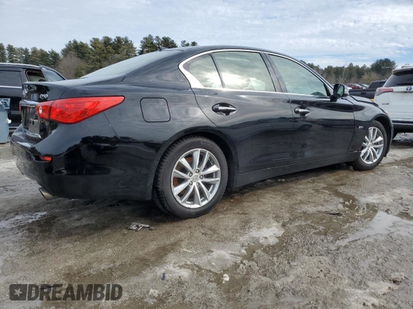 2016 Infiniti Q50 2.0t Premium with VIN JN1CV7AR3GM252089, listed as a Copart auction lot 86515724 with 232,182 mi miles and Salvage Title. Bid and sale history available at carsss.com. Image 3.