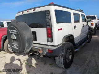 2006 Hummer H2 with VIN 5GRGN23U26H121003, listed as a Copart auction lot 74844994 with 0 mi miles and Salvage Title. Bid and sale history available at carsss.com. Image 3.