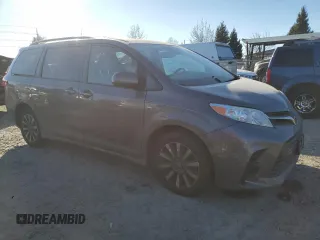 2019 Toyota Sienna LE with VIN 5TDJZ3DC1KS220862, listed as a Copart auction lot 42647705 with 98,778 mi miles and Salvage Title. Bid and sale history available at carsss.com. Image 4.