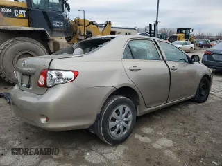 2010 Toyota Corolla with VIN 2T1BU4EE7AC487164, listed as a Copart auction lot 44238585 with 168,179 mi miles and Salvage Title. Bid and sale history available at carsss.com. Image 3.