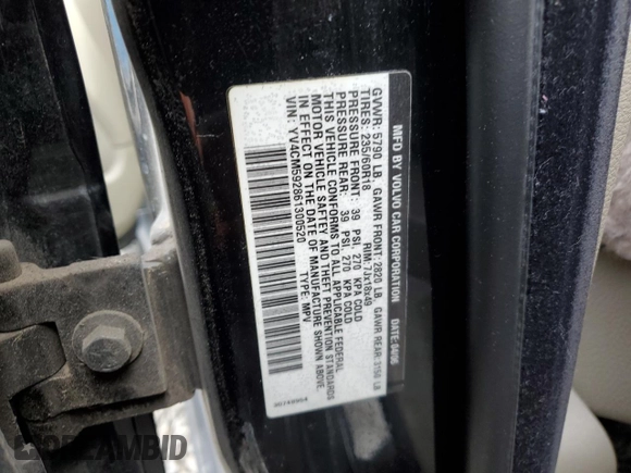2006 Volvo XC90 with VIN YV4CM592861300520, listed as a Copart auction lot 45084045 with 118,579 mi miles and Salvage Title. Bid and sale history available at DreamBid. Image 12.