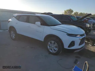2022 Chevrolet Blazer LT with VIN 3GNKBDRS5NS139563, listed as a Copart auction lot 74590664 with 18,604 mi miles and Salvage Title. Bid and sale history available at carsss.com. Image 4.