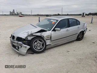 2001 BMW 3 Series 330i with VIN WBAAV53481FT00303, listed as a Copart auction lot 87118034 with 0 mi miles and Salvage Title. Bid and sale history available at carsss.com. Image 1.