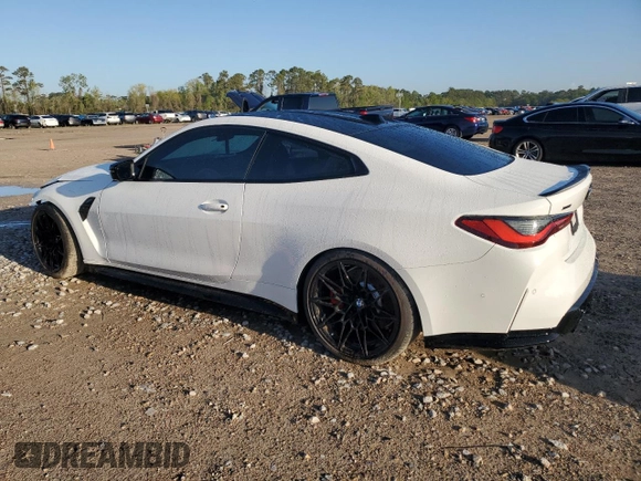 2024 BMW M4 Competition xDrive z VIN WBS43AZ09RCP58277, wystawiony jako Copart lot #47628415 z przebiegiem 3 312 mil mil oraz Szkoda całkowita • Salvage title. Historia ofert i sprzedaży dostępna na DreamBid. Obrazek 2.