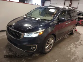 2018 Kia Sedona SX-L with VIN KNDME5C15J6396705, listed as a IAAI auction lot 41500453 with 102,636 mi miles. Bid and sale history available at carsss.com. Image 18.