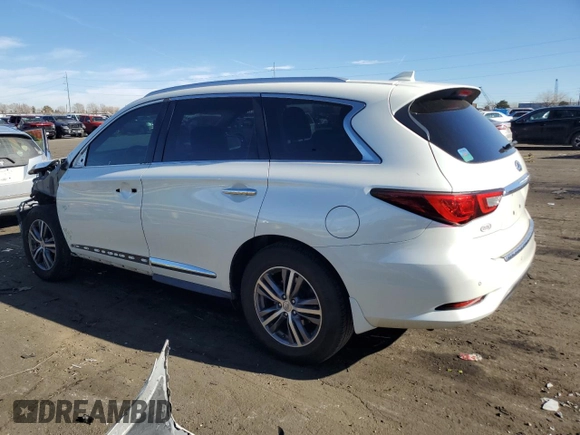 2017 Infiniti QX60 with VIN 5N1DL0MN7HC506235, listed as a Copart auction lot 46171385 with 116,527 mi miles and Salvage Title. Bid and sale history available at carsss.com. Image 2.