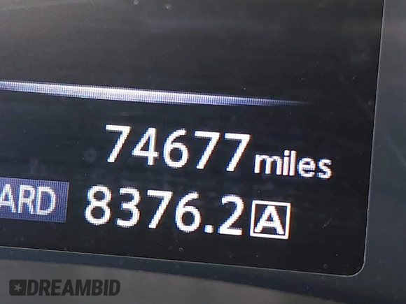 2018 Infiniti Q50 3.0t Luxe with VIN JN1EV7AR1JM443400, listed as a IAAI auction lot 42174726 with 74,677 mi miles. Bid and sale history available at carsss.com. Image 16.
