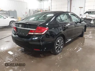 2013 Honda Civic EX with VIN 19XFB2F84DE035800, listed as a IAAI auction lot 41146476 with 217,185 mi miles and . Bid and sale history available at DreamBid. Image 4.