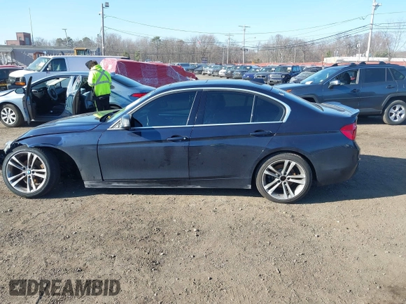 2017 BMW 3 Series 330i xDrive with VIN WBA8D9G39HNU61835, listed as a IAAI auction lot 41764618 with 77,875 mi miles. Bid and sale history available at carsss.com. Image 14.