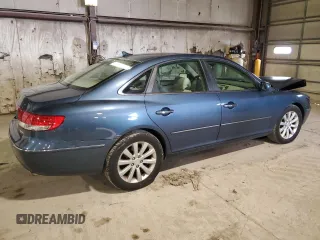 2009 Hyundai Azera GLS with VIN KMHFC46D89A349297, listed as a Copart auction lot 85777694 with 103,647 mi miles and Salvage title. Bid and sale history available at DreamBid. Image 3.