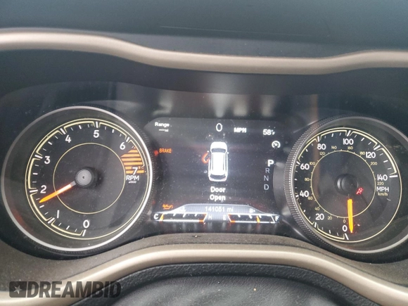 2018 Jeep Cherokee Limited z VIN 1C4PJMDB6JD593551, wystawiony jako Copart lot #57972315 z przebiegiem 141 051 mil mil oraz Szkoda całkowita • Salvage title. Historia ofert i sprzedaży dostępna na DreamBid. Obrazek 9.