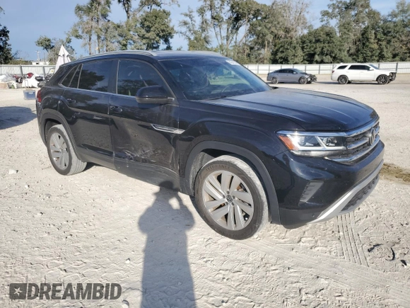 2022 Volkswagen Atlas SE with VIN 1V2WE2CA3NC205358, listed as a Copart auction lot 84341324 with 84,992 mi miles and Salvage title. Bid and sale history available at DreamBid. Image 4.