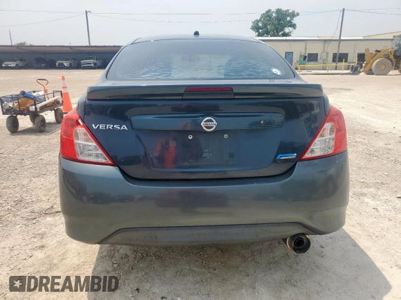 2015 Nissan Versa SV with VIN 3N1CN7AP2FL806259, listed as a Copart auction lot 54741745 with 145,982 mi miles and Salvage title. Bid and sale history available at DreamBid. Image 6.