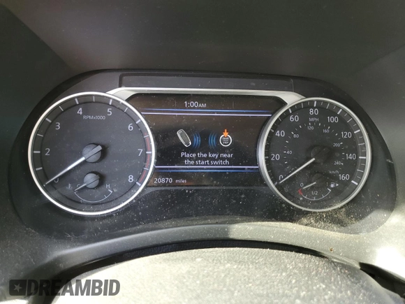 2024 Nissan Sentra SR with VIN 3N1AB8DV3RY208057, listed as a Copart auction lot 47128815 with 20,870 mi miles and Salvage title. Bid and sale history available at DreamBid. Image 9.