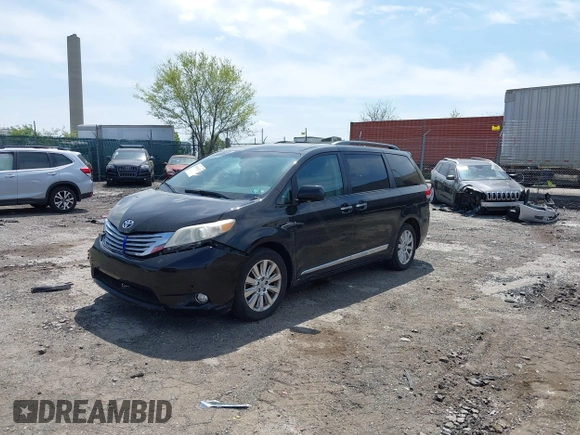 2011 Toyota Sienna XLE with VIN 5TDDK3DC2BS024429, listed as a IAAI auction lot 42091570 with 159,398 mi miles and . Bid and sale history available at DreamBid. Image 18.