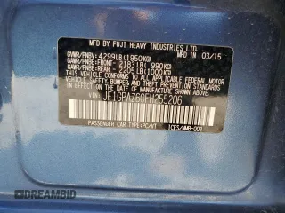 2015 Subaru Impreza Special Sports Limited z VIN JF1GPAZ60FH255206, wystawiony jako Copart lot #54213905 z przebiegiem 67 604 mil mil oraz Szkoda całkowita • Salvage title. Historia ofert i sprzedaży dostępna na DreamBid. Obrazek 12.
