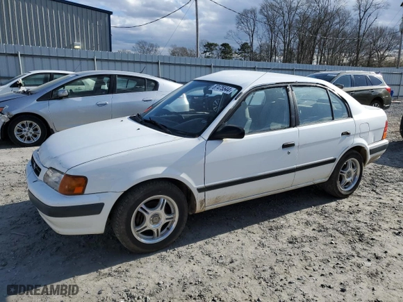 1997 Toyota Tercel DX with VIN JT2BC52L5V0215622, listed as a Copart auction lot 87475544 with 382,242 mi miles and Salvage Title. Bid and sale history available at carsss.com. Image 1.