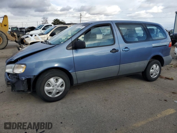 1998 Toyota Sienna CE with VIN 4T3ZF19C4WU011970, listed as a Copart auction lot 80956784 with 365,415 mi miles and Salvage Title. Bid and sale history available at carsss.com. Image 1.