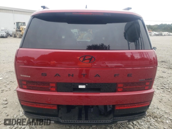 2024 Hyundai Santa Fe Hybrid Calligraphy with VIN 5NMP5DG14RH008394, listed as a Copart auction lot 72902524 with 841 mi miles and Salvage Title. Bid and sale history available at carsss.com. Image 6.
