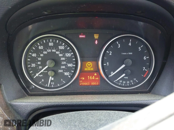 2006 BMW 3 Series 325i with VIN WBAVB13546KR57268, listed as a IAAI auction lot 42002464 with 210,663 mi miles. Bid and sale history available at carsss.com. Image 7.