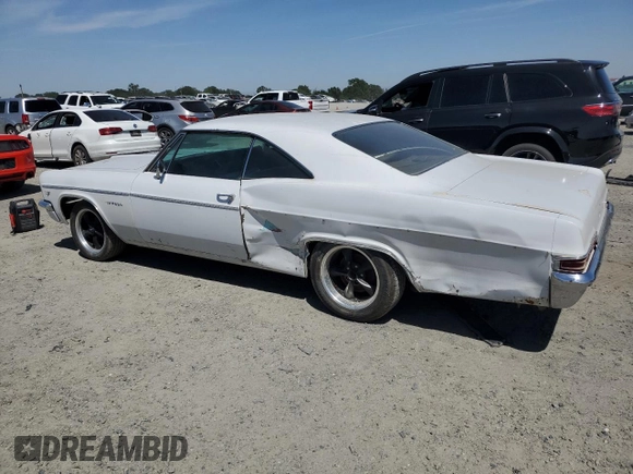1966 Chevrolet Impala z VIN 164376C140839, wystawiony jako Copart lot #55460165 z przebiegiem 9 061 mil mil oraz Szkoda całkowita • Salvage title. Historia ofert i sprzedaży dostępna na DreamBid. Obrazek 2.