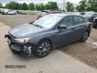 2017 Subaru Impreza with VIN 4S3GTAA6XH3718499, listed as a Copart auction lot 63500605 with 104,538 mi miles and Salvage title. Bid and sale history available at DreamBid. Image 1.