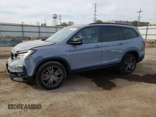 2022 Honda Pilot Sport with VIN 5FNYF6H33NB098226, listed as a Copart auction lot 72526864 with 28,234 mi miles and Salvage Title. Bid and sale history available at carsss.com. Image 1.
