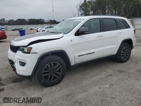 2021 Jeep Grand Cherokee Trailhawk with VIN 1C4RJFLG5MC756167, listed as a Copart auction lot 86233314 with 75,839 mi miles and Salvage Title. Bid and sale history available at carsss.com. Image 1.
