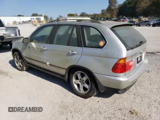 2002 BMW X5 4.4i with VIN 5UXFB33542LH38898, listed as a Copart auction lot 75310454 with 186,168 mi miles and Clean Title. Bid and sale history available at carsss.com. Image 2.