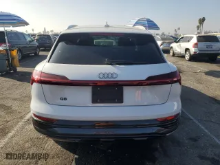2024 Audi Q8 e-tron Premium Plus with VIN WA15AAGE3RB008907, listed as a Copart auction lot 83701054 with 8,760 mi miles and Salvage Title. Bid and sale history available at carsss.com. Image 6.