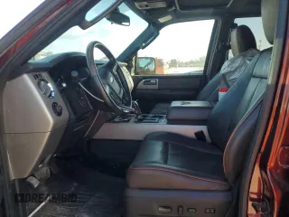 2017 Ford Expedition EL XLT with VIN 1FMJK1JT1HEA44869, listed as a Copart auction lot 76070474 with 0 mi miles and Salvage Title. Bid and sale history available at carsss.com. Image 7.