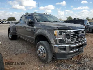2021 Ford F-450 XL with VIN 1FT8W4DT8MED70361, listed as a Copart auction lot 77518704 with 216,040 mi miles and Salvage Title. Bid and sale history available at carsss.com. Image 4.