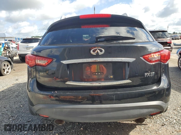 2013 Infiniti FX with VIN JN8CS1MU0DM140661, listed as a Copart auction lot 56652205 with Not provided miles and Salvage title. Bid and sale history available at DreamBid. Image 6.