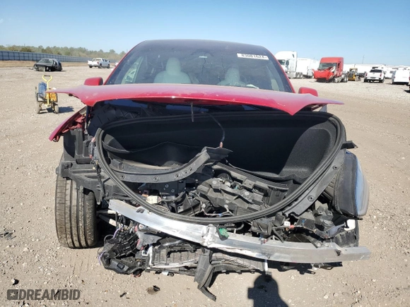 2022 Tesla Model X Plaid with VIN 7SAXCBE63NF345744, listed as a Copart auction lot 83081624 with 0 mi miles and Salvage Title. Bid and sale history available at carsss.com. Image 5.
