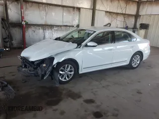 2016 Volkswagen Passat S with VIN 1VWAT7A3XGC055493, listed as a Copart auction lot 54265185 with 127,389 mi miles and Salvage title. Bid and sale history available at DreamBid. Image 1.
