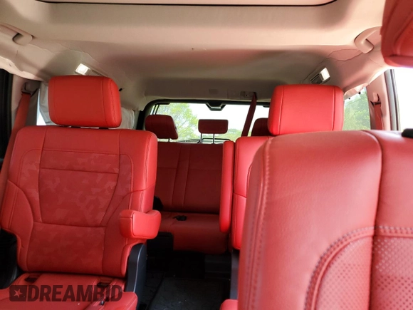 2023 Toyota Sequoia SR5 with VIN 7SVAAABA6PX012304, listed as a Copart auction lot 52148654 with 12,159 mi miles and Salvage Title. Bid and sale history available at carsss.com. Image 10.