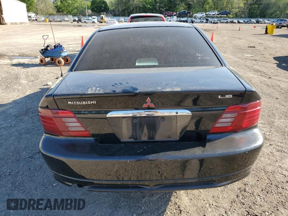 2001 Mitsubishi Galant with VIN 4A3AA36G71E225041, listed as a Copart auction lot 65533864 with 256,187 mi miles and Salvage Title. Bid and sale history available at DreamBid. Image 6.
