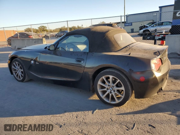 2007 BMW Z4 3.0i with VIN 4USBU33567LW72296, listed as a Copart auction lot 83709394 with 139,740 mi miles and Salvage Title. Bid and sale history available at carsss.com. Image 2.