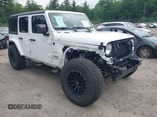 2019 Jeep Wrangler Unlimited Sahara с VIN 1C4HJXEG7KW602196, выставлен на аукционе IAAI как лот 42572507 с пробегом 70 278 миль миль и . История ставок и продаж доступна на DreamBid. Изображение 1.
