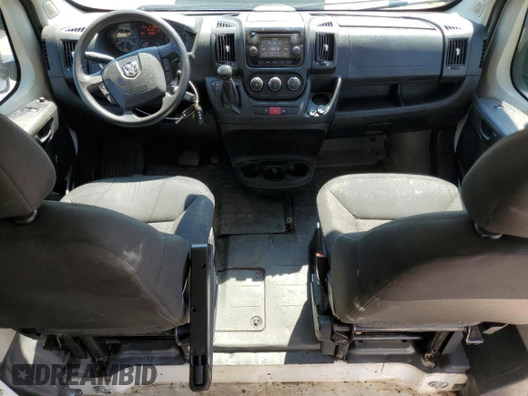 2017 Ram ProMaster Cargo with VIN 3C6TRVNG9HE534856, listed as a Copart auction lot 60272604 with 137,146 mi miles and Clean Title. Bid and sale history available at carsss.com. Image 8.