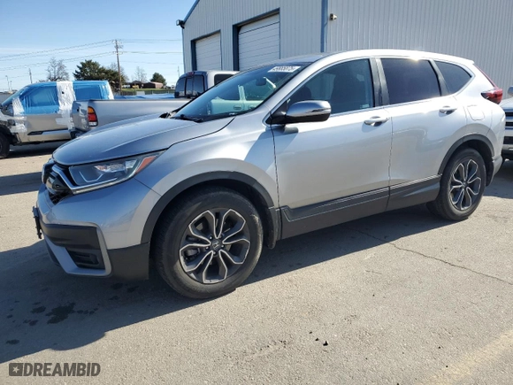 2020 Honda CR-V EX with VIN 2HKRW1H51LH423737, listed as a Copart auction lot 49885875 with 65,297 mi miles and Salvage Title. Bid and sale history available at carsss.com. Image 1.